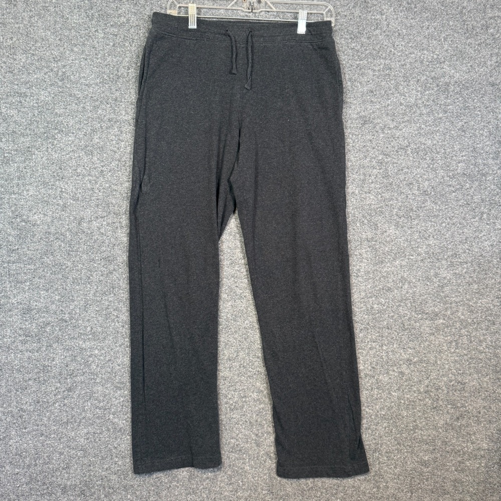 Pact Organic Pants Adult‎ Small Gray Straight Leg Sweatpants Stretch Pull On